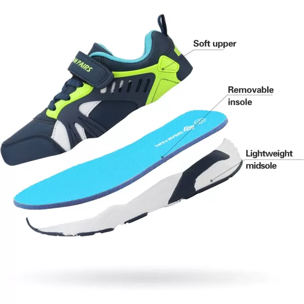 imageDREAM PAIRS Boys Girls Athletic Sports Sneakers Tennis Running ShoesRoyalBlueNeon