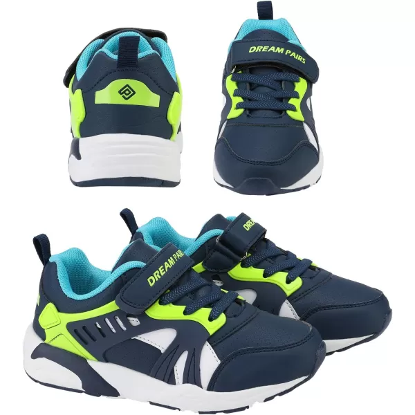 imageDREAM PAIRS Boys Girls Athletic Sports Sneakers Tennis Running ShoesRoyalBlueNeon