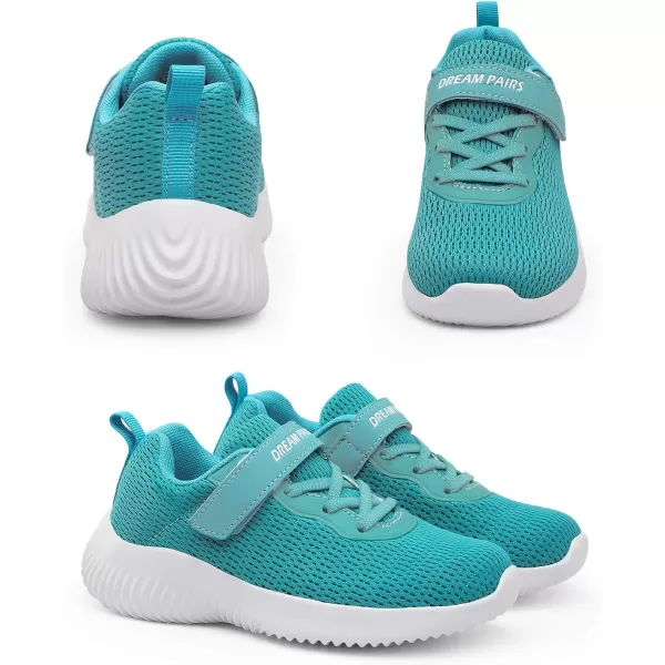 imageDREAM PAIRS Boys Girls Breathable Tennis Running Shoes Athletic Sport SneakersLightBlue