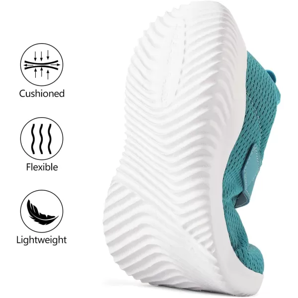 imageDREAM PAIRS Boys Girls Breathable Tennis Running Shoes Athletic Sport SneakersLightBlue