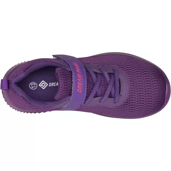 imageDREAM PAIRS Boys Girls Breathable Tennis Running Shoes Athletic Sport SneakersPurple