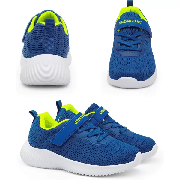 imageDREAM PAIRS Boys Girls Breathable Tennis Running Shoes Athletic Sport SneakersRoyalBlue