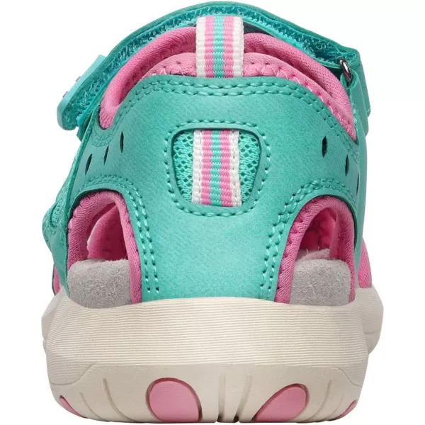 imageDREAM PAIRS Boys Girls Closed Toe Athletic Sports Summer Sandals Water ShoesLightBluePinkWhite