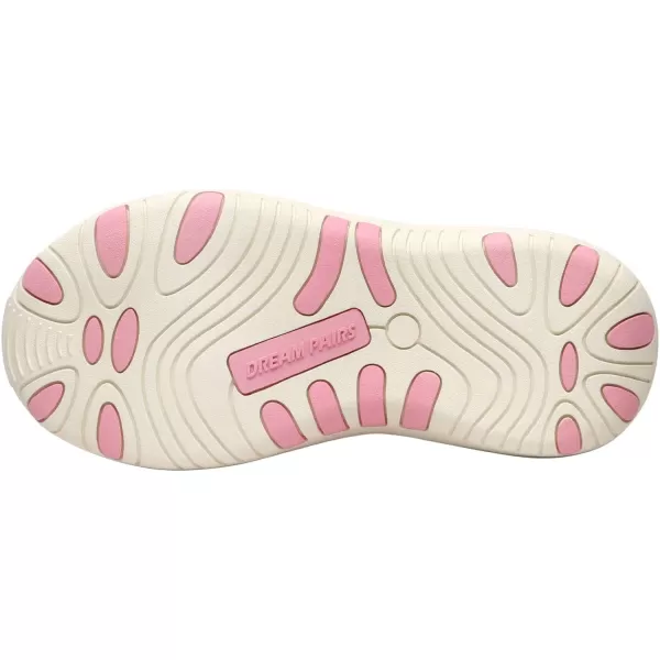 imageDREAM PAIRS Boys Girls ClosedToe Athletic Outdoor Summer Water Sports SandalsGreyPink