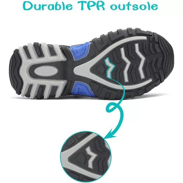 imageDREAM PAIRS Boys Girls ClosedToe Outdoor Summer Sandals ToddlerLittle KidBig KidBlackGreyBlue