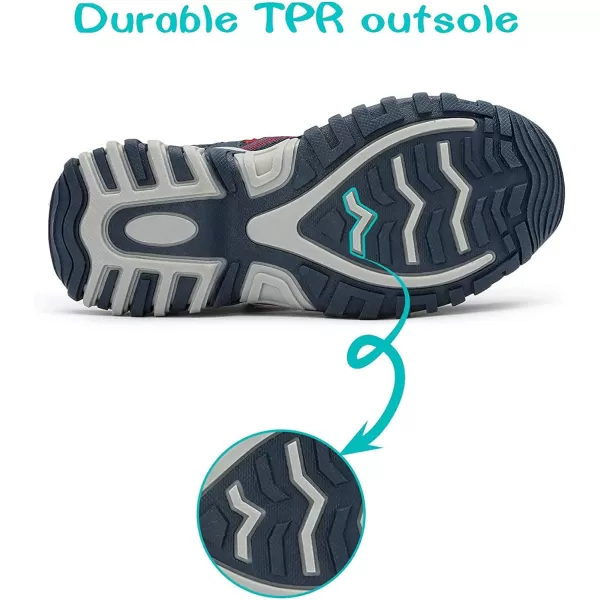 imageDREAM PAIRS Boys Girls ClosedToe Outdoor Summer Sandals ToddlerLittle KidBig KidBlueGreyRed