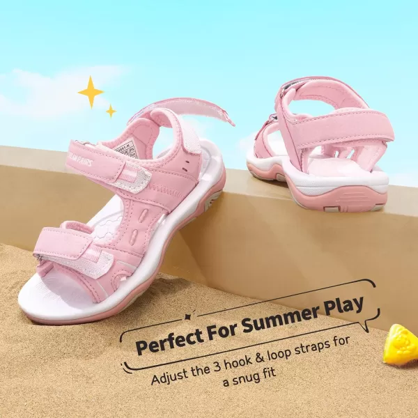 imageDREAM PAIRS Boys Girls Fashion Athletic Summer Sports SandalsToddlerLittle KidBig KidLight Pink