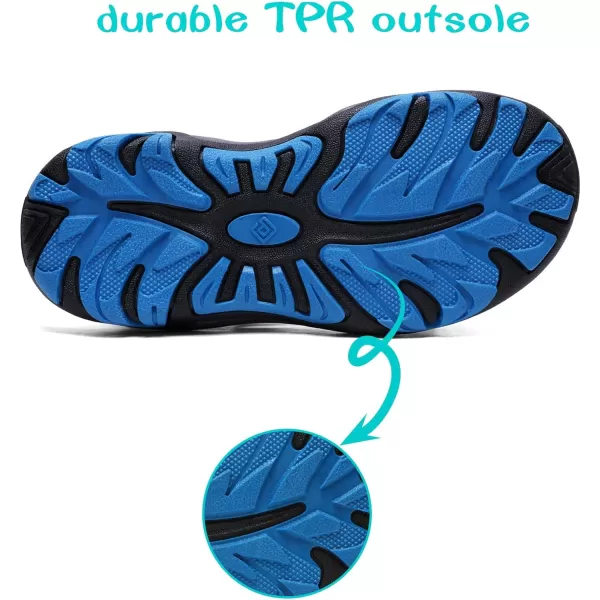 imageDREAM PAIRS Boys Girls Fashion Athletic Summer Sports SandalsToddlerLittle KidBig KidRoyal Orange