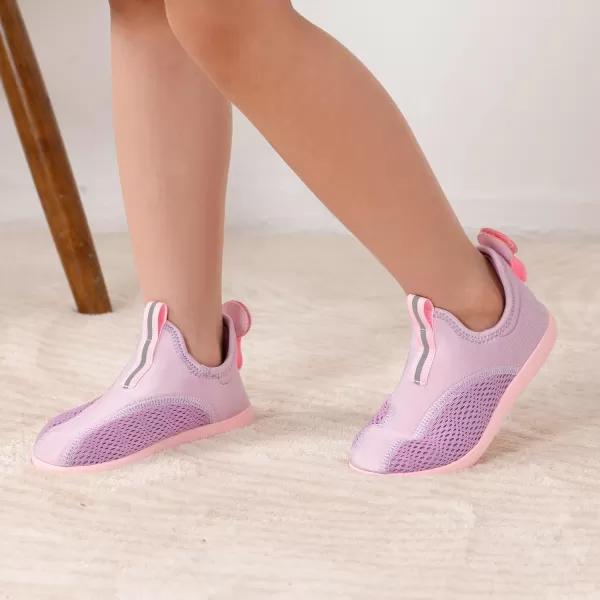 imageDREAM PAIRS Boys Girls Foam Runner Slipon Sneakers 3 in 1 Walking Shoes Outdoor Indoor Clogs Sandals Lightweight Breathable for Little KidBig KidPink