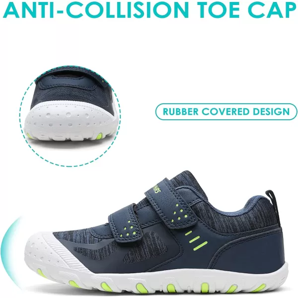imageDREAM PAIRS Boys Girls Hiking Shoes NonSlip Outdoor Walking Trekking SneakersDarkBlue