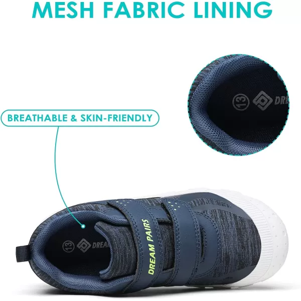 imageDREAM PAIRS Boys Girls Hiking Shoes NonSlip Outdoor Walking Trekking SneakersDarkBlue
