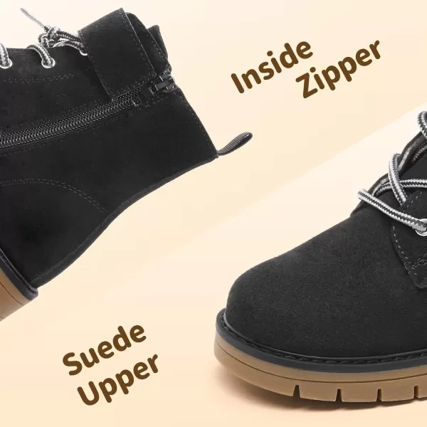 imageDREAM PAIRS Boys Girls Laceup Combat Ankle Work Boots with Side ZipperLittle KidBig KidDREAM PAIRS Boys Girls Laceup Combat Ankle Work Boots with Side ZipperLittle KidBig Kid