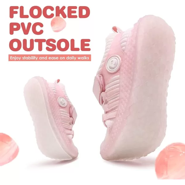 imageDREAM PAIRS Boys Girls Lightweight Breathable Tennis Running Shoes Kids Athletic Fashion SneakersPink