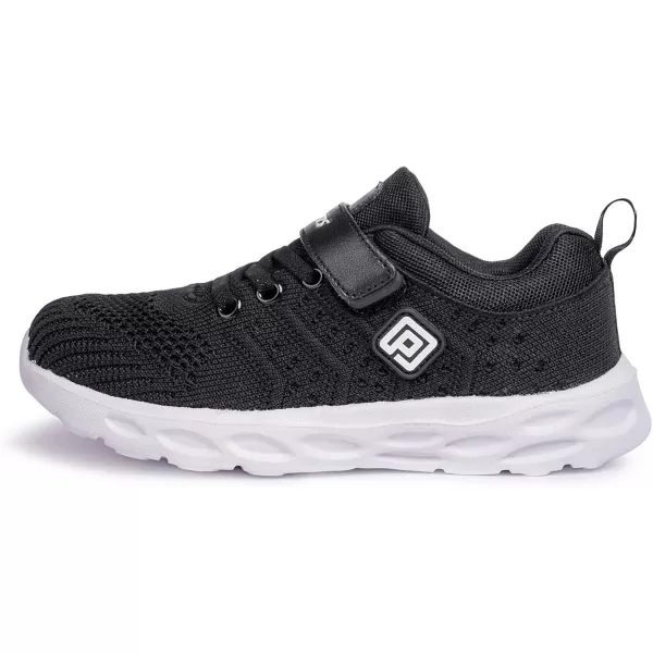 imageDREAM PAIRS Boys Girls Lightweight Tennis Running Shoes Athletic SneakersBlack