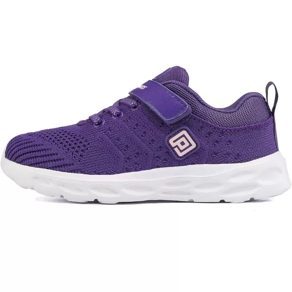 imageDREAM PAIRS Boys Girls Lightweight Tennis Running Shoes Athletic SneakersPurple