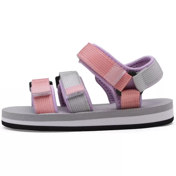 imageDREAM PAIRS Boys Girls Sandals Opentoe Adjustable Straps Summer Outdoor Sport SandalsPink