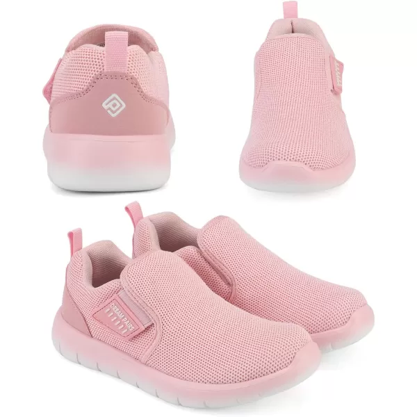 imageDREAM PAIRS Boys Girls Shoes Kids Slip on Tennis Running Athletic Sports Sneakers for Little KidBig KidPink