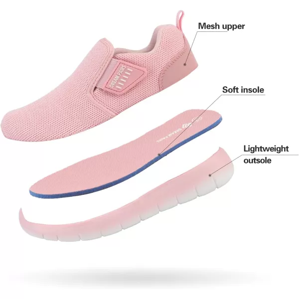 imageDREAM PAIRS Boys Girls Shoes Kids Slip on Tennis Running Athletic Sports Sneakers for Little KidBig KidPink