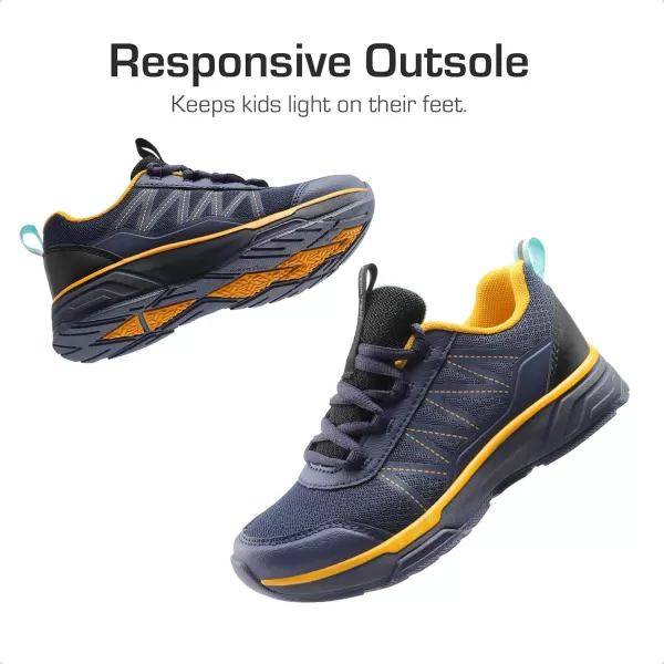 imageDREAM PAIRS Boys Girls Shoes Kids Tennis Athletic Running AntiSlip Walking Lightweight Sneakers for LittleBig KidNavy