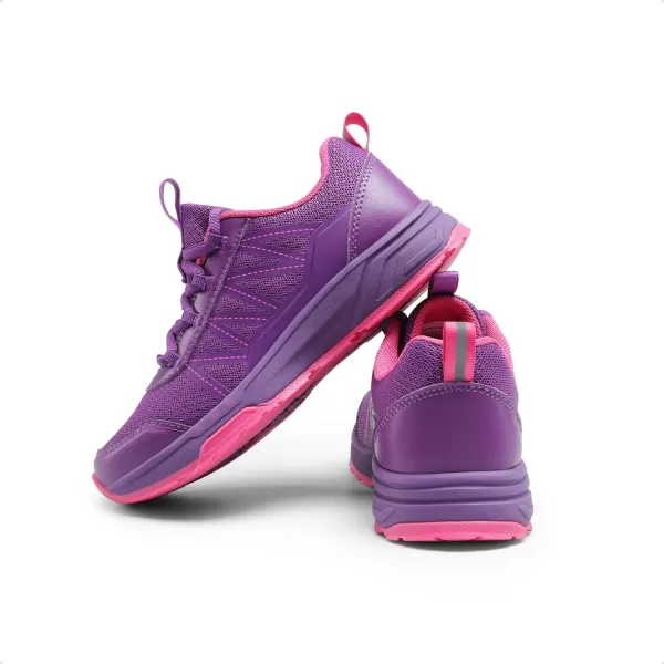 imageDREAM PAIRS Boys Girls Shoes Kids Tennis Athletic Running AntiSlip Walking Lightweight Sneakers for LittleBig KidPurple