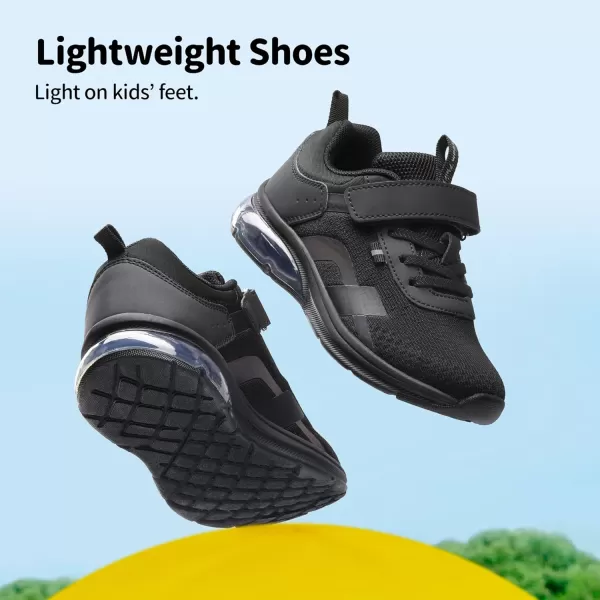 imageDREAM PAIRS Boys Girls Shoes Little Big Kids Tennis Running Athletic School SneakersBlack