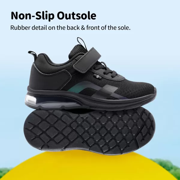 imageDREAM PAIRS Boys Girls Shoes Little Big Kids Tennis Running Athletic School SneakersBlack