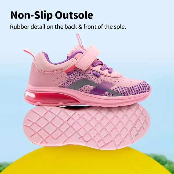imageDREAM PAIRS Boys Girls Shoes Little Big Kids Tennis Running Athletic School SneakersPink