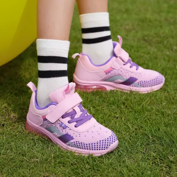 imageDREAM PAIRS Boys Girls Shoes Little Big Kids Tennis Running Athletic School SneakersPink