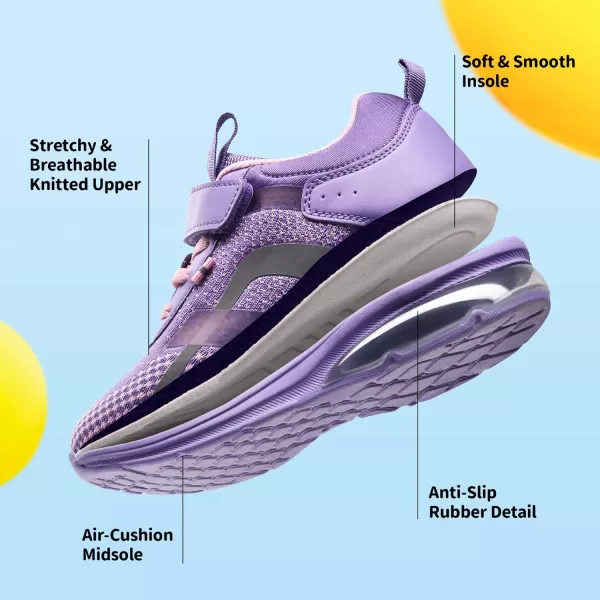 imageDREAM PAIRS Boys Girls Shoes Little Big Kids Tennis Running Athletic School SneakersPurple