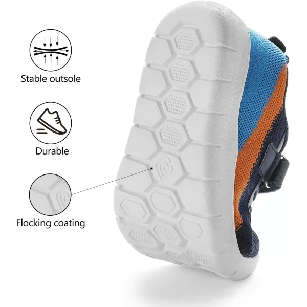imageDREAM PAIRS Boys Girls Sneaker Athletic Tennis Running ShoesNavyBlueOrange