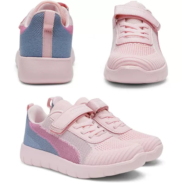 imageDREAM PAIRS Boys Girls Sneaker Athletic Tennis Running ShoesPinkGreyBlue