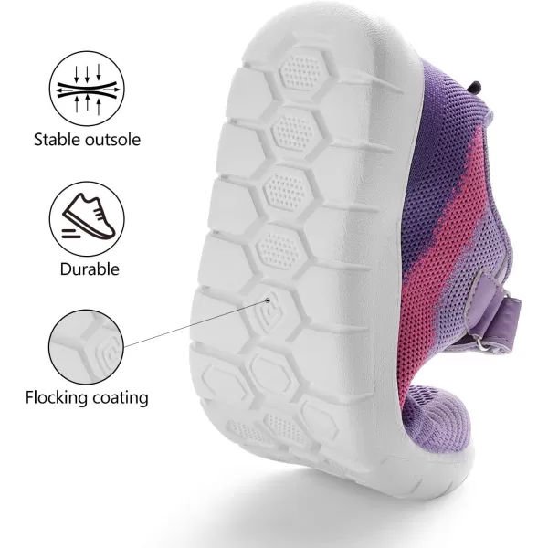 imageDREAM PAIRS Boys Girls Sneaker Athletic Tennis Running ShoesPurpleFuchsia