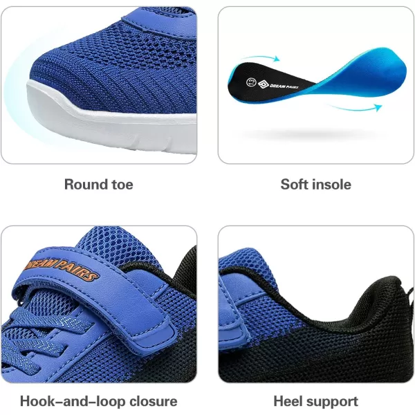 imageDREAM PAIRS Boys Girls Sneaker Athletic Tennis Running ShoesRoyalBlueNavyBlack