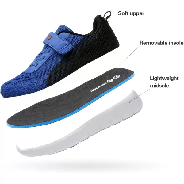 imageDREAM PAIRS Boys Girls Sneaker Athletic Tennis Running ShoesRoyalBlueNavyBlack