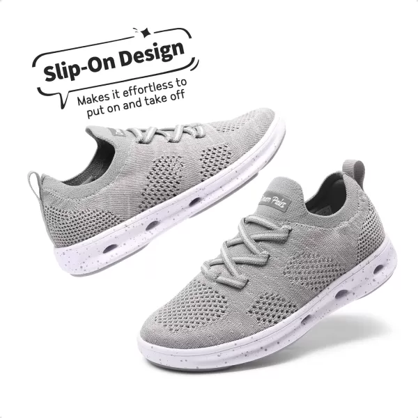 imageDREAM PAIRS Boys Girls Sneakers Kids Slipon Quick Dry Lightweight Aqua Water ShoesGrey