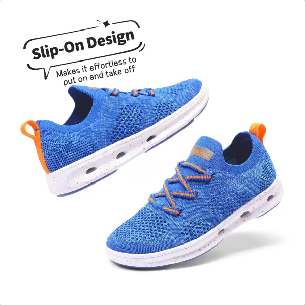 imageDREAM PAIRS Boys Girls Sneakers Kids Slipon Quick Dry Lightweight Aqua Water ShoesRoyal Blue