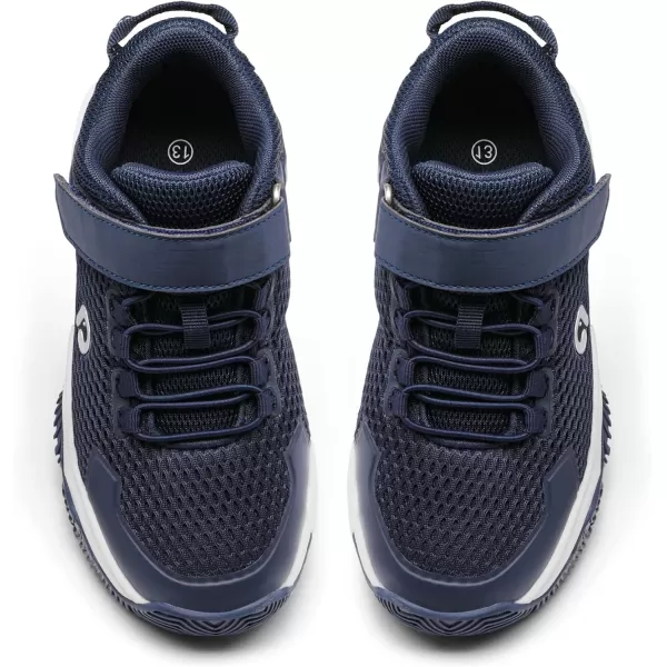 imageDREAM PAIRS Boys Girls Sneakers Sports Athletic Breathable Shoes Little KidBig KidNavy