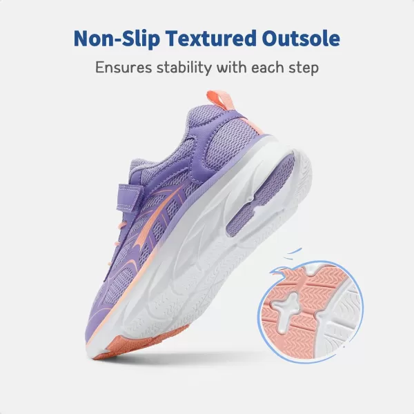 imageDREAM PAIRS Boys Girls Tennis Running Shoes Kids Breathable Athletic Sports Gym Sneakers for LittleBig KidPurplePink