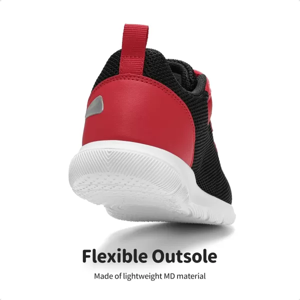 imageDREAM PAIRS Boys Girls Toddler Shoes Kids Athletic Tennis Running Sports SneakersBlackRed