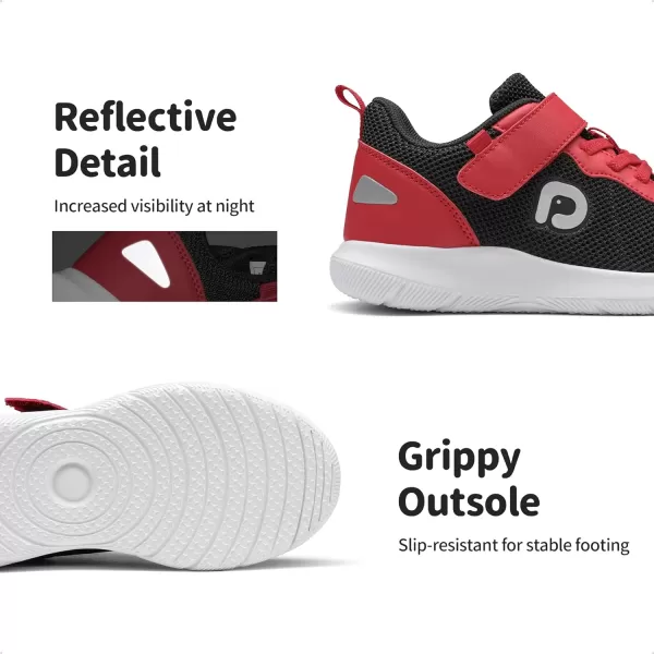 imageDREAM PAIRS Boys Girls Toddler Shoes Kids Athletic Tennis Running Sports SneakersBlackRed