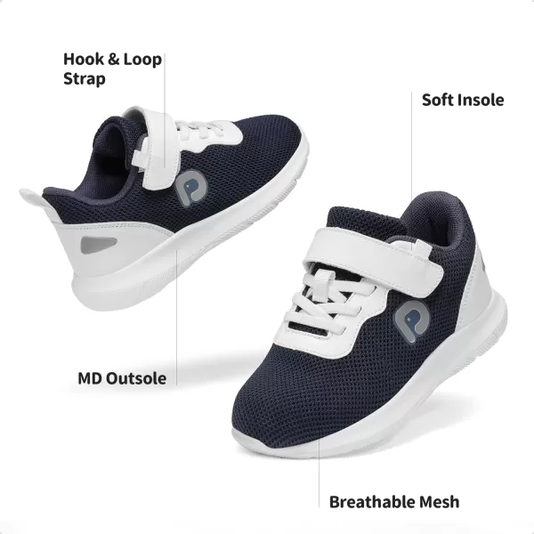 imageDREAM PAIRS Boys Girls Toddler Shoes Kids Athletic Tennis Running Sports SneakersBlueWhite