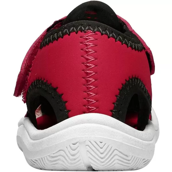 imageDREAM PAIRS Boys Girls ToddlerLittle Kid Closed Toe Summer Sandals Water ShoesRedBlack
