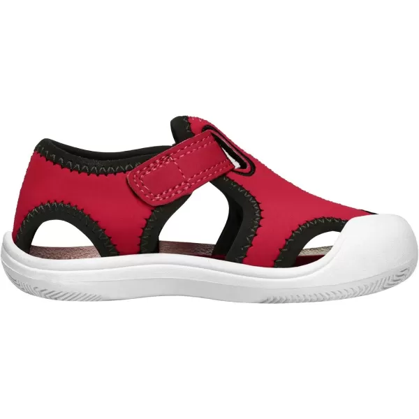 imageDREAM PAIRS Boys Girls ToddlerLittle Kid Closed Toe Summer Sandals Water ShoesRedBlack