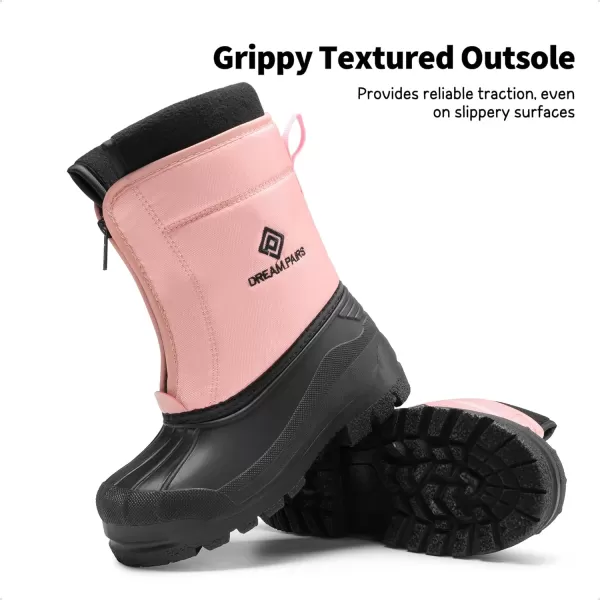 imageDREAM PAIRS Boys Girls Waterproof Winter Snow BootsPink