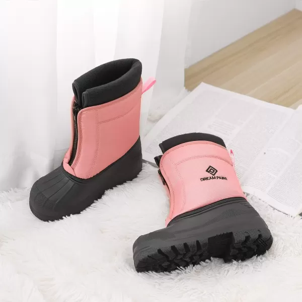 imageDREAM PAIRS Boys Girls Waterproof Winter Snow BootsPink