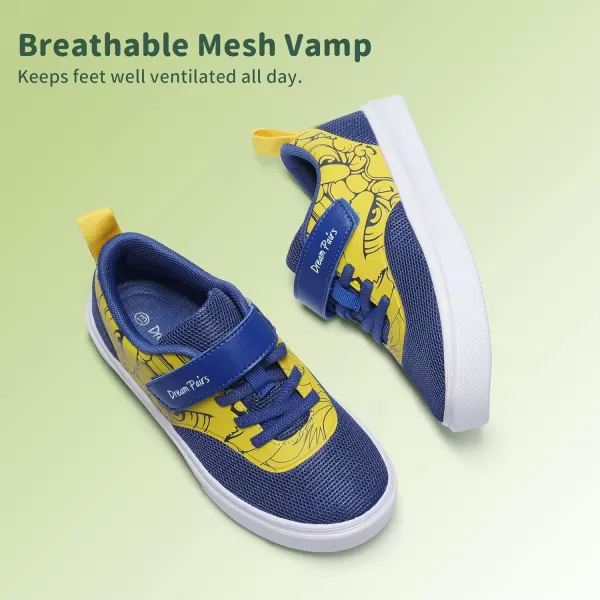 imageDREAM PAIRS Boys Shoes Casual Running Tennis Athletic Walking Sneakers for ToddlerLittle KidsBlueYellow