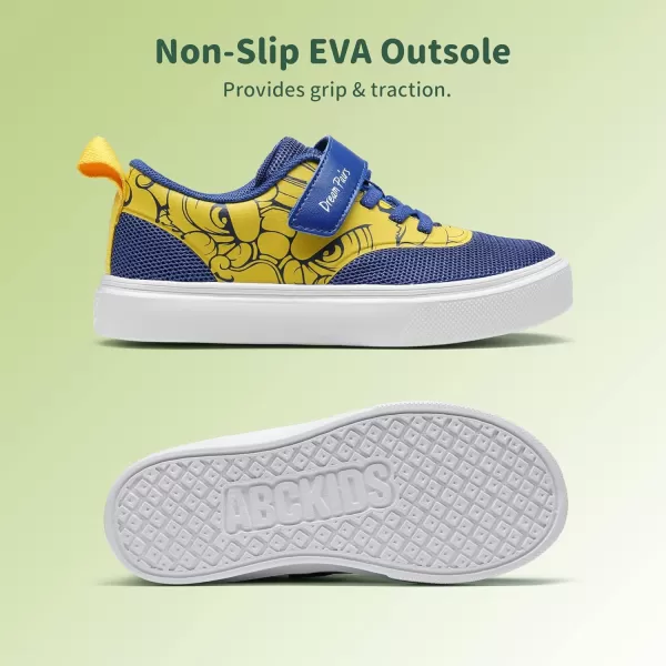 imageDREAM PAIRS Boys Shoes Casual Running Tennis Athletic Walking Sneakers for ToddlerLittle KidsBlueYellow