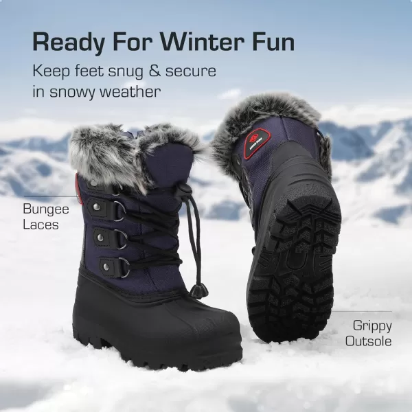 imageDREAM PAIRS Boys amp Girls Knee High Winter Snow Boots ToddlerLittle KidBig KidNavym