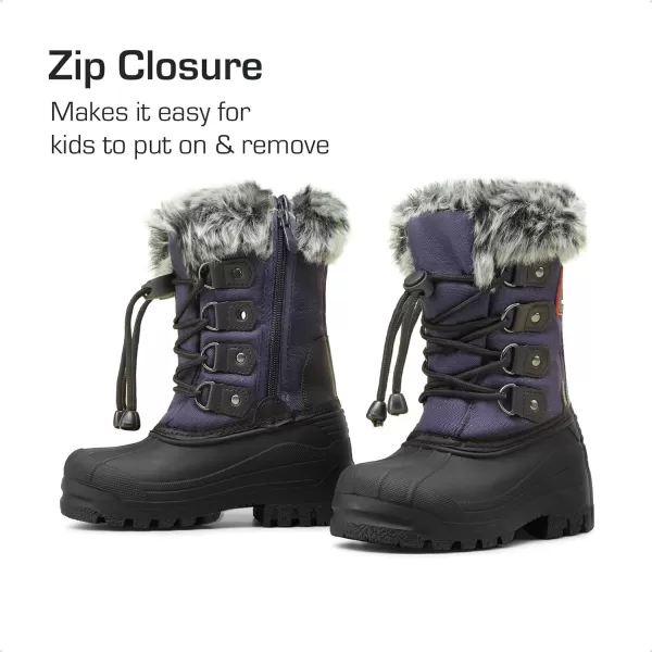 imageDREAM PAIRS Boys amp Girls Knee High Winter Snow Boots ToddlerLittle KidBig KidNavym