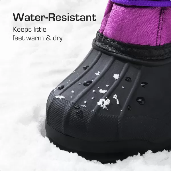 imageDREAM PAIRS Boys amp Girls Knee High Winter Snow Boots ToddlerLittle KidBig KidPurplem